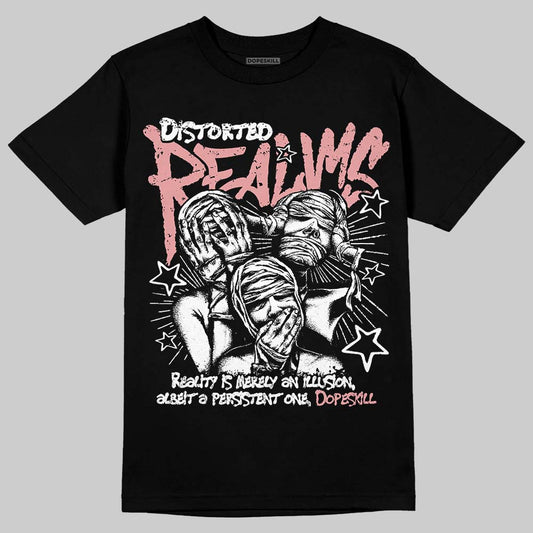 Harris Tweed x Wmns Dunk Low 'Black Phantom' DopeSkill T-Shirt Distorted Realms Graphic Streetwear - Black