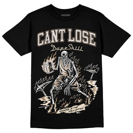 Jordan 5 SE “Sail” DopeSkill T-Shirt Cant Lose Graphic Streetwear - Black