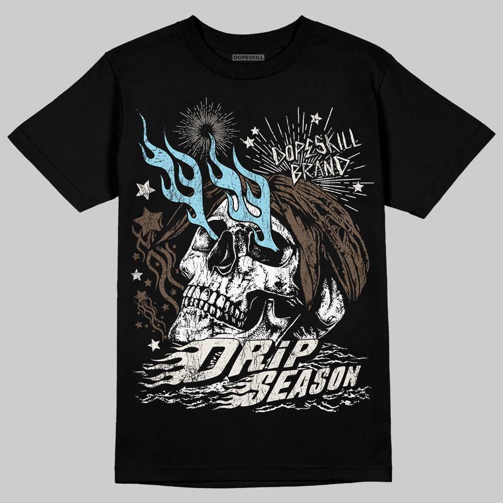 Asics Gel-Kayano 12.1 Cream/Stillwater DopeSkill T-Shirt Drip Season Graphic Streetwear - Black