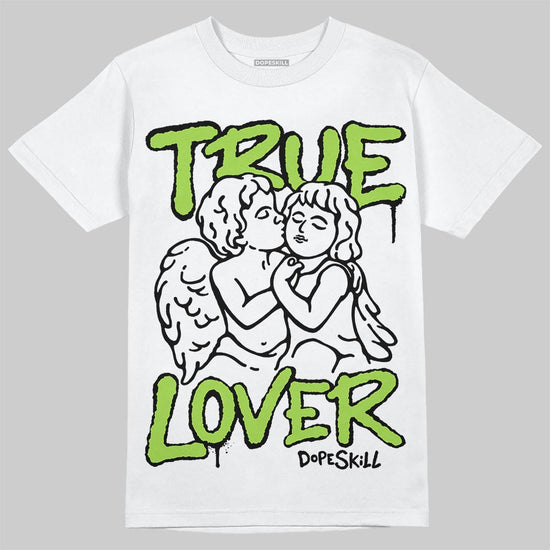 Neon Green Sneakers DopeSkill T-Shirt True Lover Graphic Streetwear - White