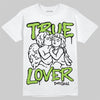 Neon Green Sneakers DopeSkill T-Shirt True Lover Graphic Streetwear - White