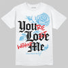 Jordan 11 Retro Legend Blue DopeSkill T-Shirt You’re Lost Without Me Graphic Streetwear - White