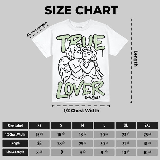 Seafoam 4s 2025 DopeSkill Oversize Print T-ShirtTrue Lover Graphic