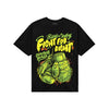 Neon Green Sneakers DopeSkill T-Shirt Fight For Right Graphic Streetwear - Black