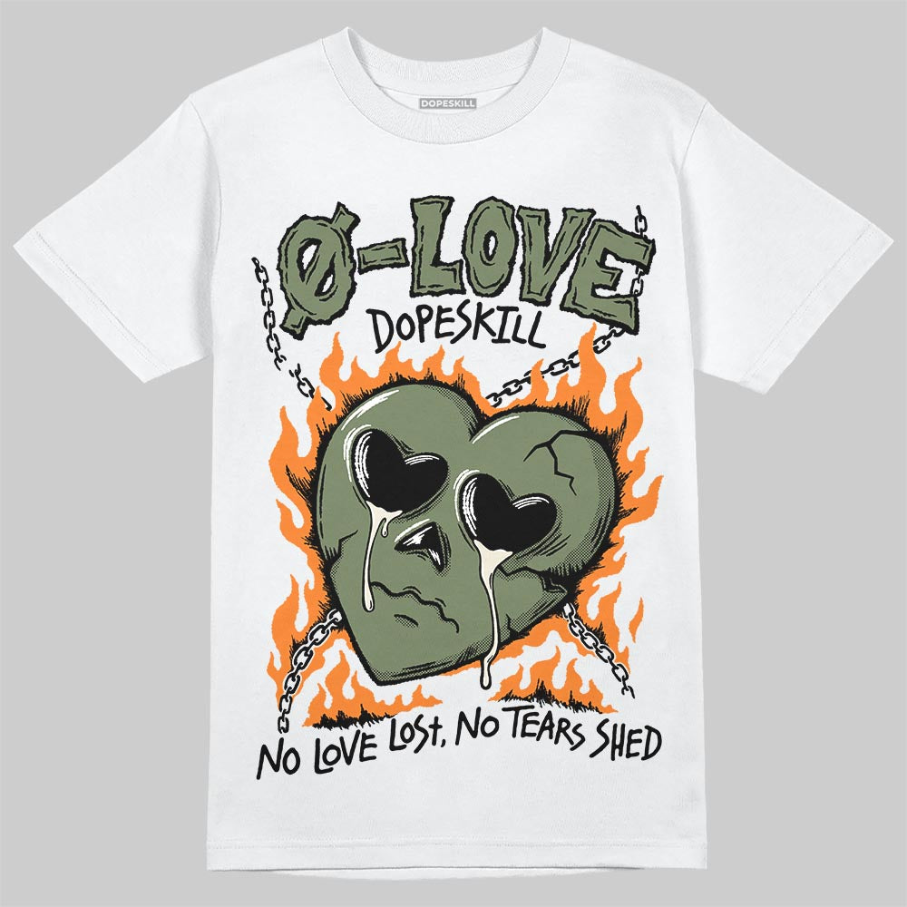 Jordan 4 Retro OG SP Undefeated (2025) DopeSkill T-Shirt Crying Heart Graphic Streetwear - White