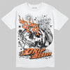 Orange, Black and White Sneakers DopeSkill T-Shirt Drip Season Graphic Streetwear - White