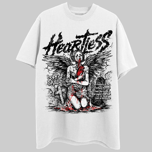 Dunk Low Panda White Black DopeSkill T-Shirt Heartless Graphic Streetwear  -= White