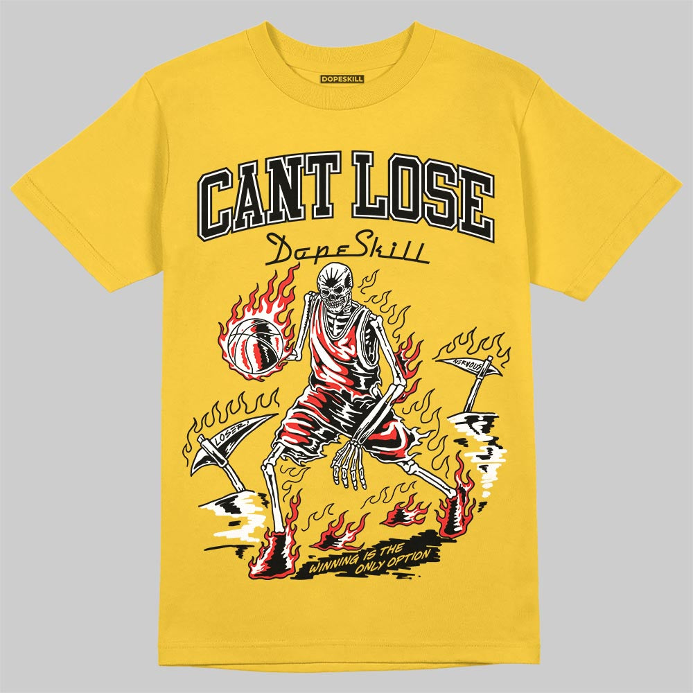 Jordan 5 'Tokyo' DopeSkill T-Shirt Cant Lose Graphic Streetwear - Gold