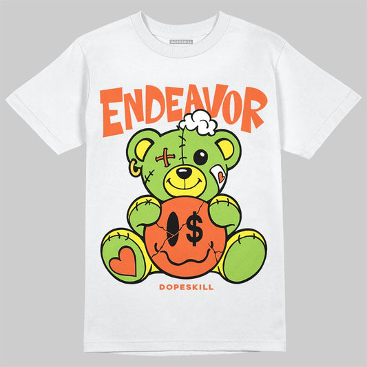 Neon Green Sneakers DopeSkill T-Shirt Endeavor Graphic Streetwear - White