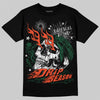 Dunk Low Team Dark Green Orange DopeSkill T-Shirt Drip Season Graphic Streetwear - Black