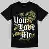 Jordan 4 GS “Light Lemon Twist” DopeSkill T-Shirt You’re Lost Without Me Graphic Streetwear - Black