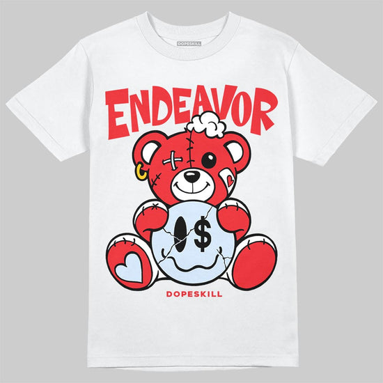 Jordan 11 Retro Cherry DopeSkill T-Shirt Endeavor Graphic Streetwear - White