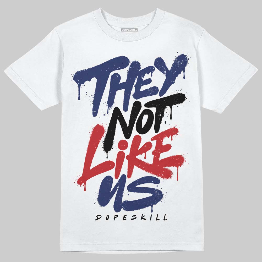 Jordan 11 “Rare Air” DopeSkill T-Shirt They Not Like Us Graphic Streetwear - White