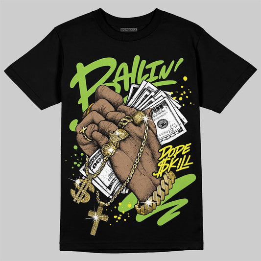 Neon Green Sneakers DopeSkill T-Shirt Always Ballin' Graphic Streetwear - Black