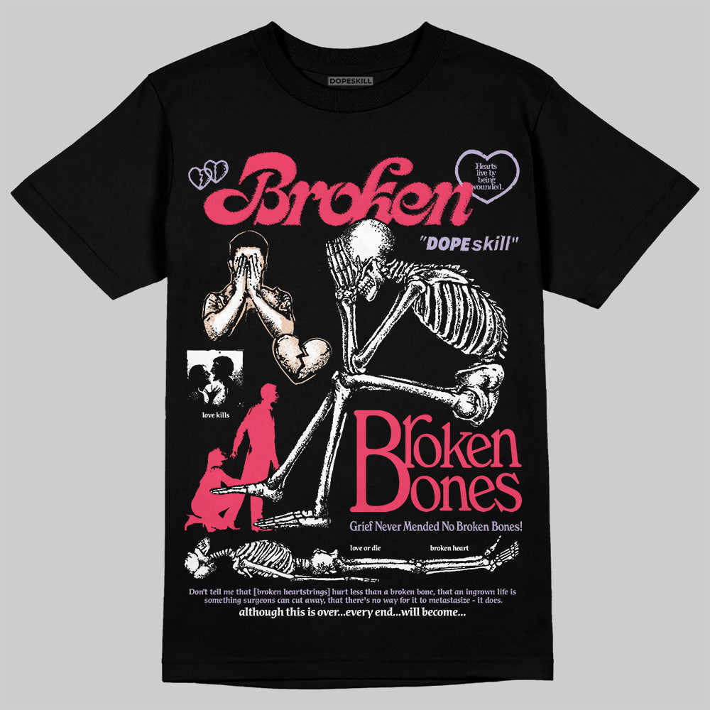 Jordan 5 Low “Peanut Butter Jelly” DopeSkill T-Shirt Broken Bones Graphic Streetwear - Black