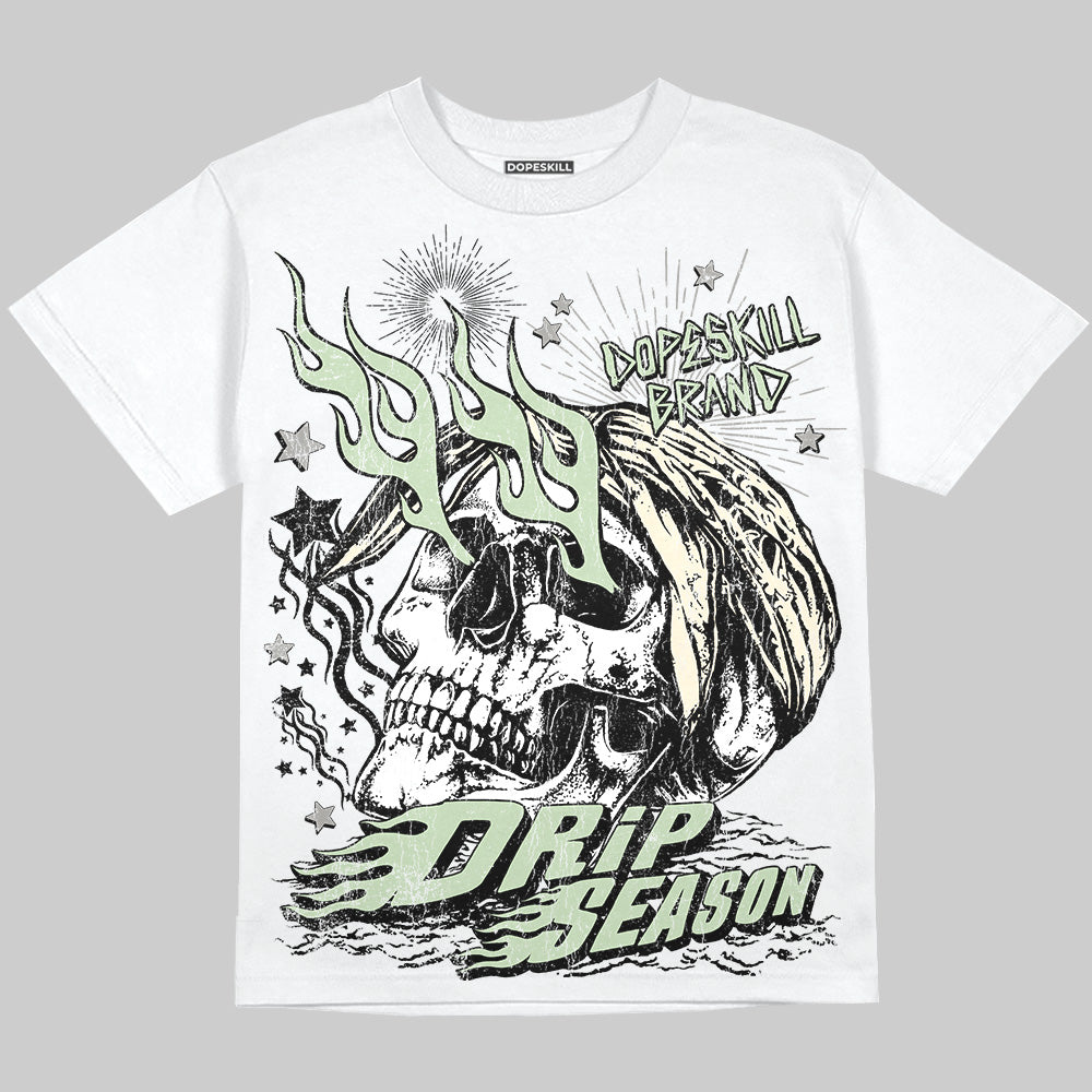 Jordan 4 WMNS “Seafoam” (2025) DopeSkill Oversize Print T-Shirt Drip Season Graphic Streetwear