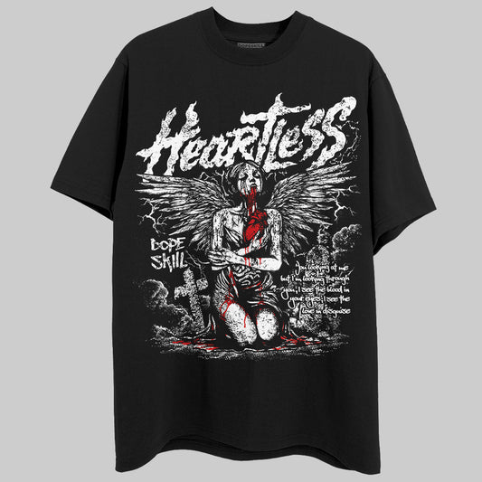 Dunk Low Panda White Black DopeSkill T-Shirt Heartless Graphic Streetwear - black