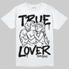 Air Foamposite One 'Triple White' DopeSkill T-Shirt True Lover Graphic Streetwear - White