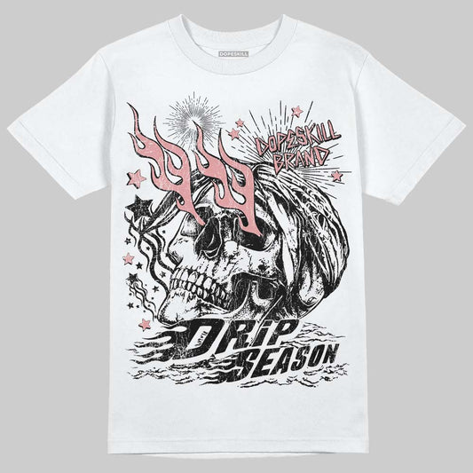 Harris Tweed x Wmns Dunk Low 'Black Phantom' DopeSkill T-Shirt Drip Season Graphic Streetwear - White