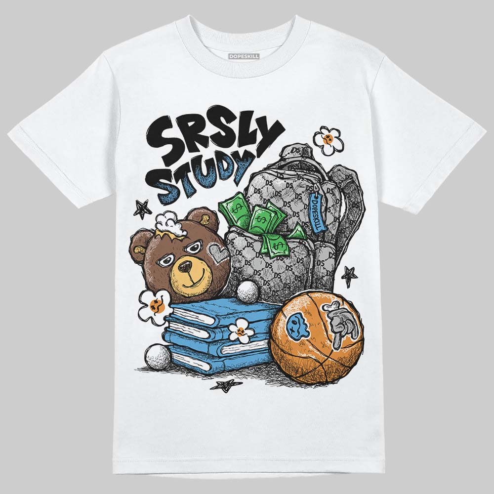 Jordan 10 OG “Steel” DopeSkill T-Shirt SRSLY Study Graphic Streetwear - White