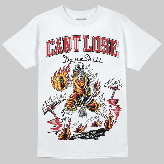 Jordan 14 Retro Ferrari (2025) DopeSkill T-Shirt Cant Lose Graphic Streetwear - White