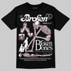 A Ma Maniére x Air Jordan 5 “Violet Ore” DopeSkill T-Shirt Broken Bones Graphic Streetwear - Black