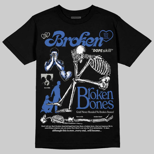 Jordan 3 "Lucky Shorts" DopeSkill T-Shirt Broken Bones Graphic Streetwear - Black