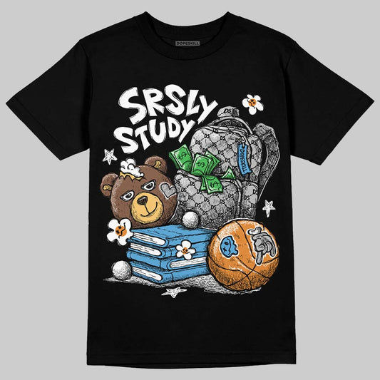 Jordan 10 OG “Steel” DopeSkill T-Shirt SRSLY Study Graphic Streetwear - Black
