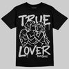 Air Foamposite One 'Triple White' DopeSkill T-Shirt True Lover Graphic Streetwear - Black