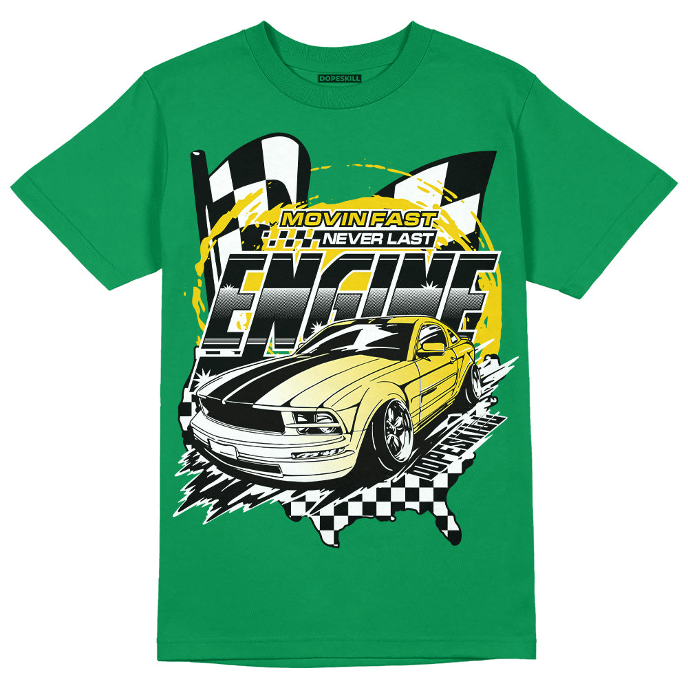 Jordan 5 “Lucky Green” DopeSkill Green T-shirt ENGINE Tshirt Graphic Streetwear
