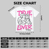 Triple Pink Dunk DopeSkill Oversize Print T-Shirt True Lover Graphic