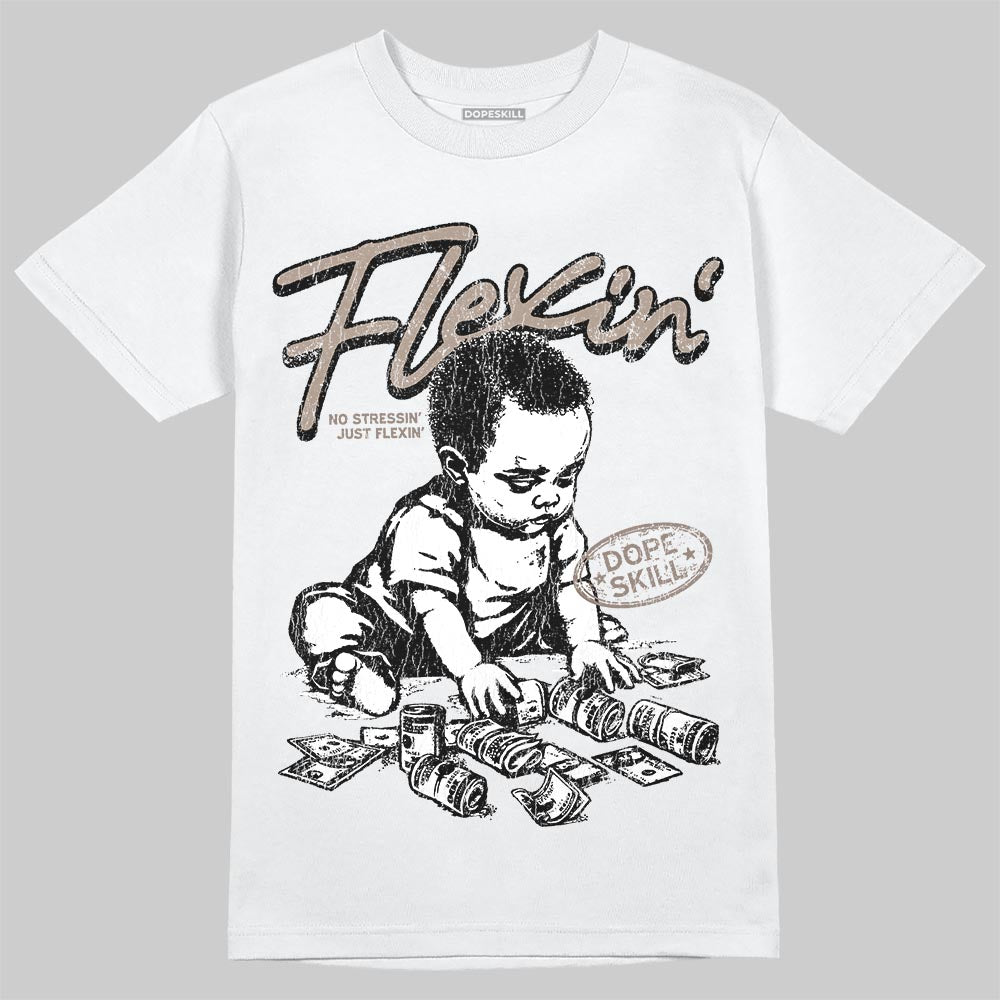 New Balance 204L Mushroom DopeSkill T-Shirt Flexin' Graphic Streetwear - White