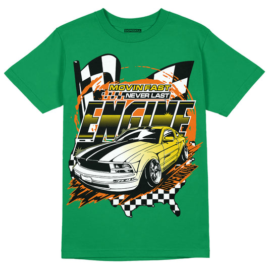 Green Sneakers DopeSkill Green T-shirt ENGINE Tshirt Graphic Streetwear