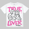 Dunk Low GS 'Triple Pink' DopeSkill Oversize Print T-Shirt True Lover Graphic Streetwear