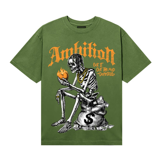 Olive Sneakers DopeSkill T-Shirt Ambition Graphic Streetwear - Military Green