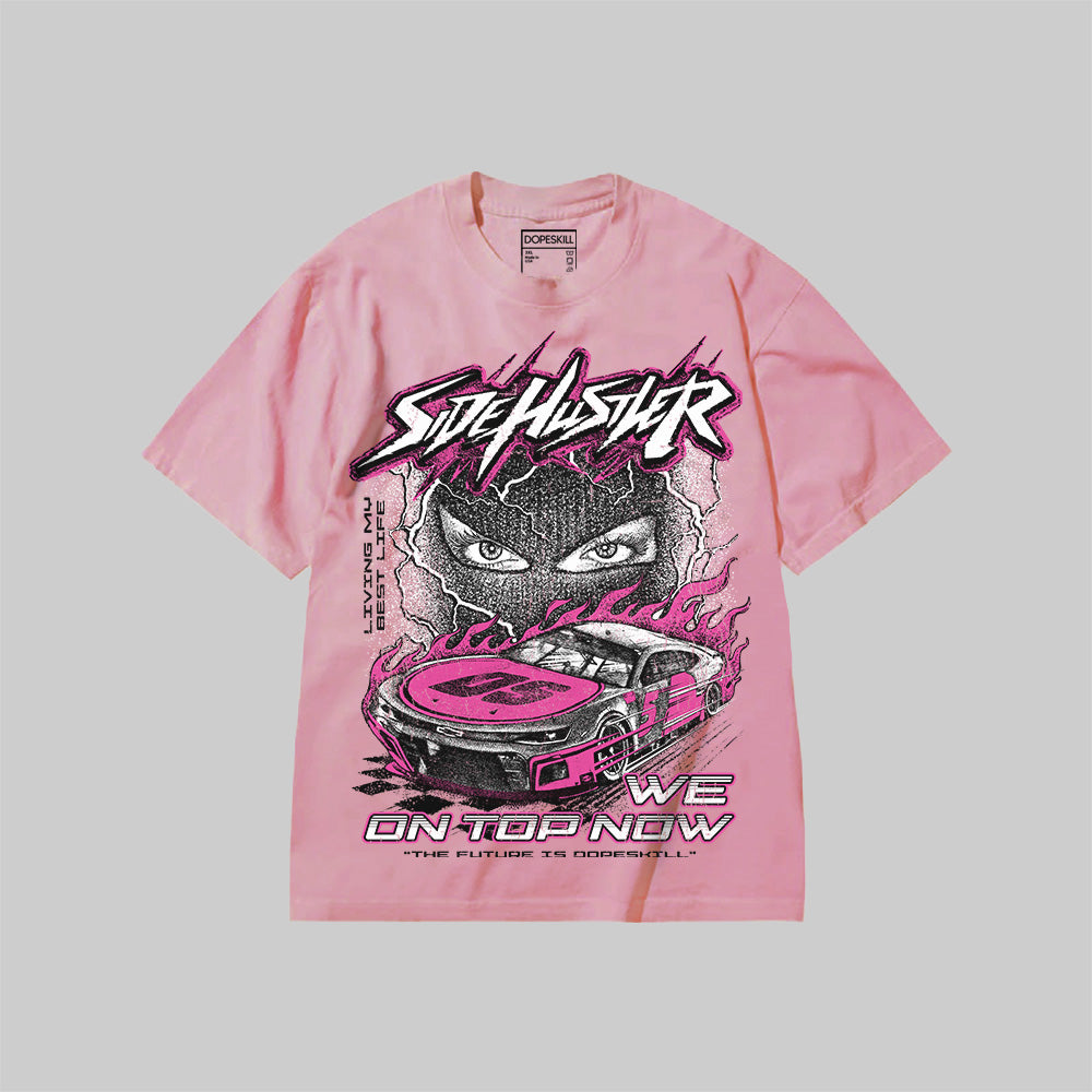 New Side Hustler DopeSkill Premium T-shirt Streetwear - Blossom