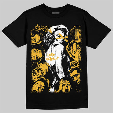 Jordan 5 'Tokyo' DopeSkill T-Shirt Built Different Graphic Streetwear - Black