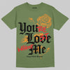 Olive Sneakers DopeSkill T-Shirt You’re Lost Without Me Graphic Streetwear - Military Green