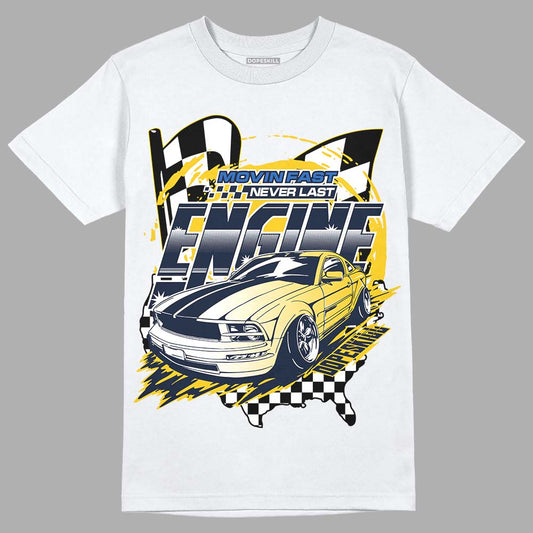 Dunk Low Vintage “Michigan” DopeSkill T-Shirt ENGINE Tshirt Graphic Streetwear - White