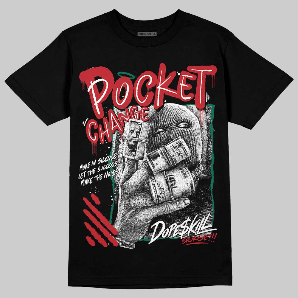 Jordan 3 Mexico 'El Vuelo' DopeSkill T-Shirt Pocket Change Graphic Streetwear - Black