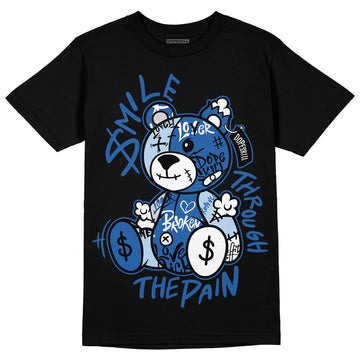 Jordan 11 Low “Space Jam” DopeSkill T-Shirt Smile Through The Pain Graphic Streetwear - Black