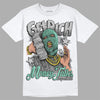 Jordan 3 "Green Glow" DopeSkill T-Shirt Get Rich Graphic Streetwear - White