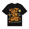 Olive Sneakers DopeSkill T-Shirt Let 'em Hate Graphic Streetwear - Black
