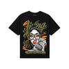 Olive Sneakers DopeSkill T-Shirt Living My Best Life Graphic Streetwear - Black