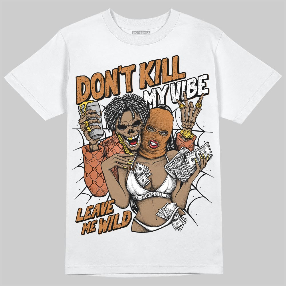 Jordan 14 Golf "US Open" DopeSkill T-Shirt Don't Kill My Vibe Graphic Streetwear - White