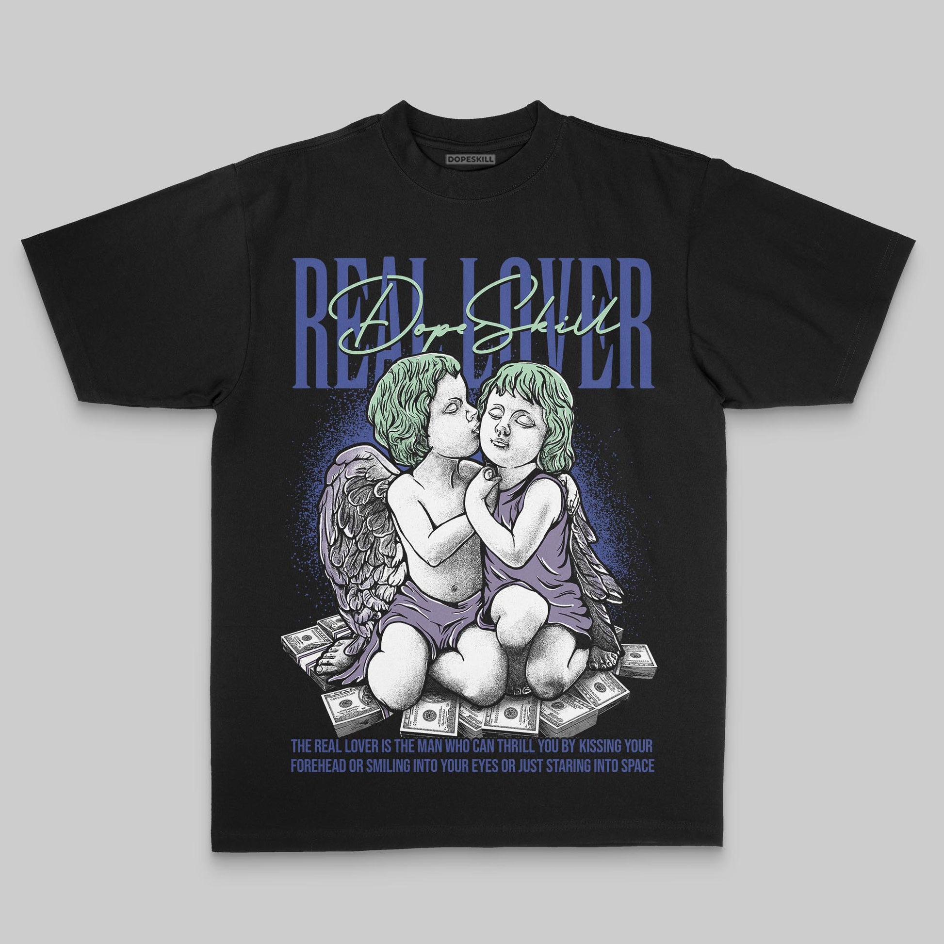 Jordan 1 Retro Low OG Zion Williamson Voodoo Alternate DopeSkill Premium T-Shirt Real Lover Graphic Streetwear - Black