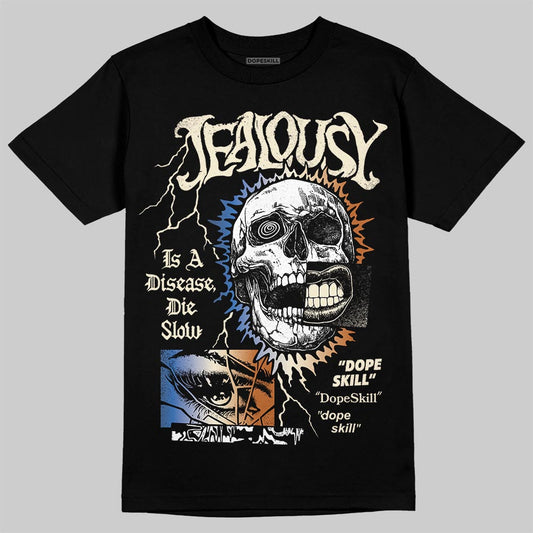 Jordan 17 Retro Low SP Infinite Archives DopeSkill T-Shirt Jealousy Graphic Streetwear - black