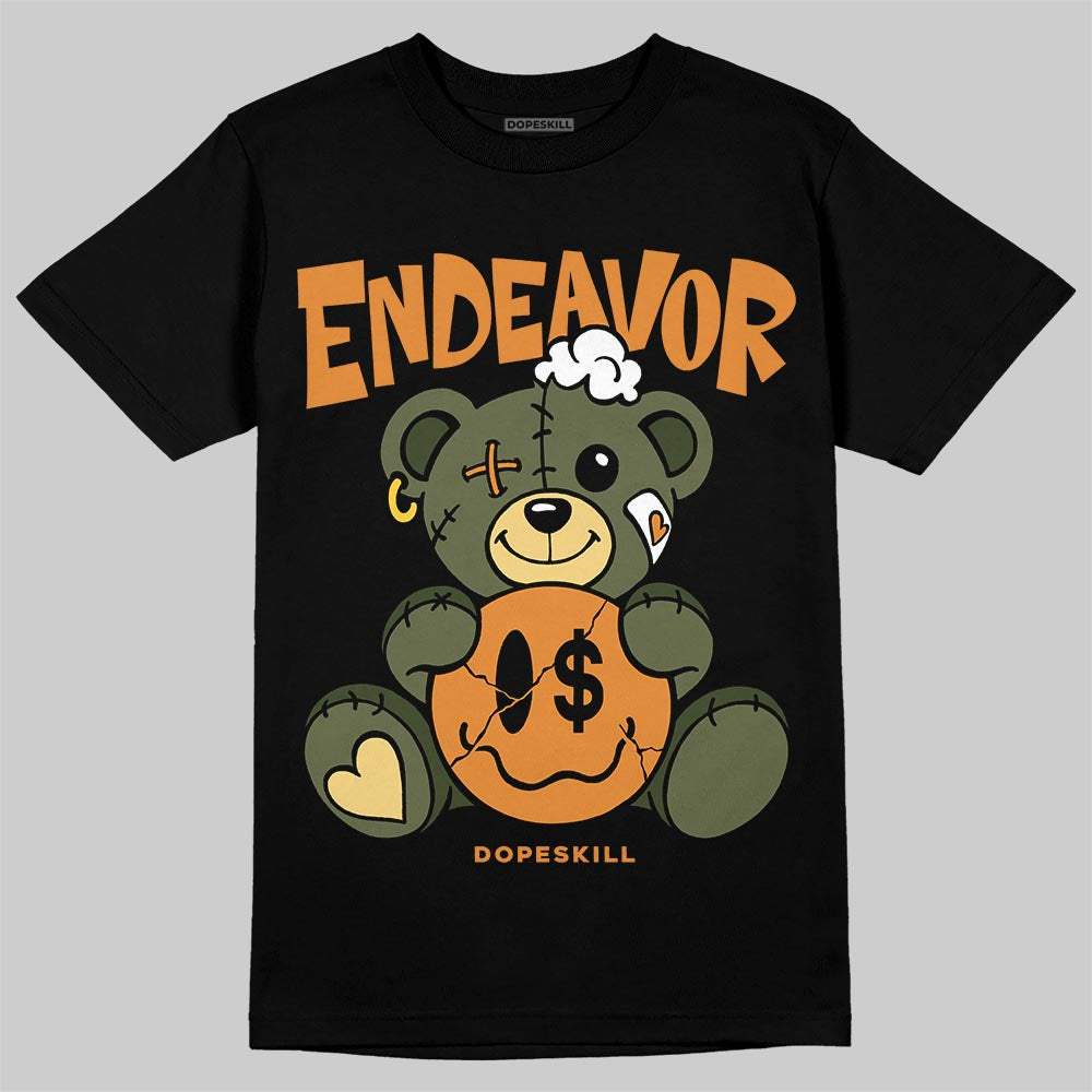 Olive Sneakers DopeSkill T-Shirt Endeavor Graphic Streetwear - Black