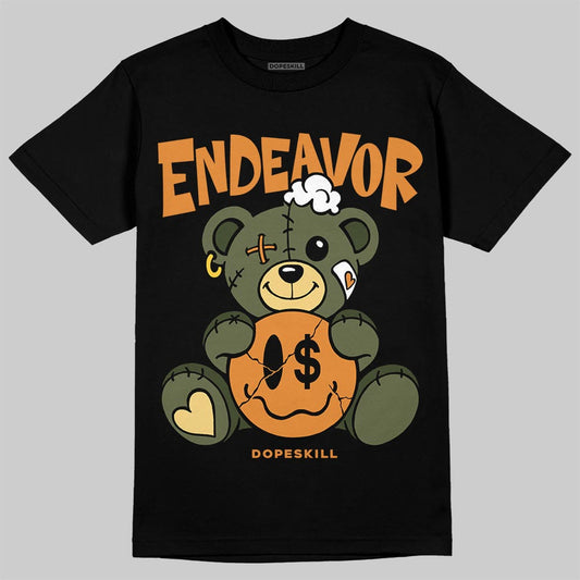 Olive Sneakers DopeSkill T-Shirt Endeavor Graphic Streetwear - Black