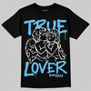Jordan 11 Retro Legend Blue DopeSkill T-Shirt True Lover Graphic Streetwear - Black